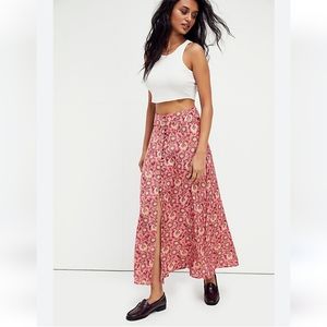Free People Botton down slip Skirt